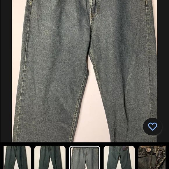 Karizma Collections  Men's Jeans Size 40/32 Vintage Blue Wash - Picture 7 of 16